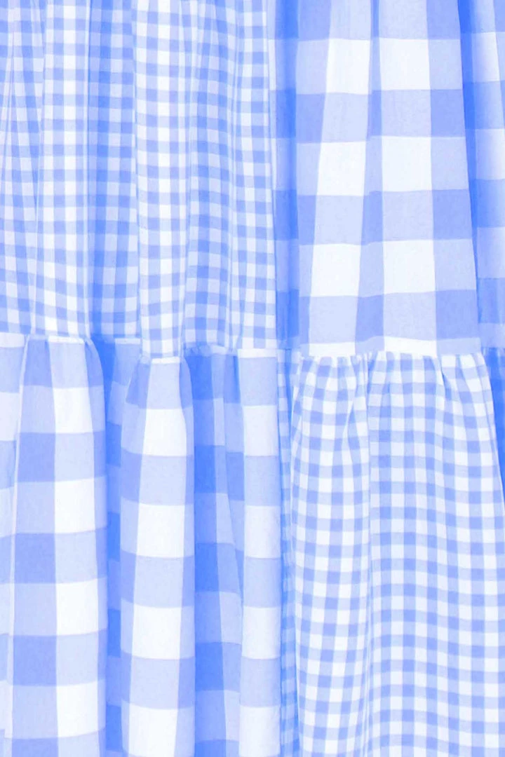 Sundae Muse DRESSES Bask Dress / Blue Check 13 Sundae Muse DRESSES Bask Dress / Blue Check