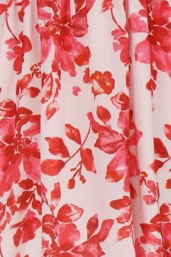 Sundae Muse New Arrivals Tullia Dress / Red Floral