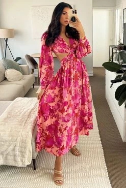 Sundae Muse Havana Dress / Pink New Arrivals