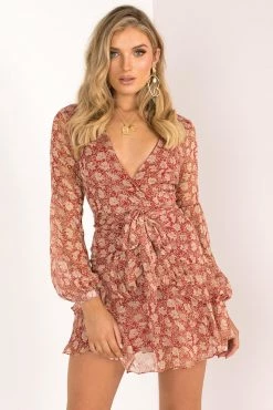 Sundae Muse Allegra Dress / Wine New Arrivals 20 Sundae Muse Allegra Dress / Wine New Arrivals