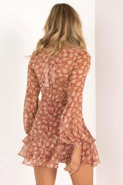 Sundae Muse Allegra Dress / Wine New Arrivals 22 Sundae Muse Allegra Dress / Wine New Arrivals