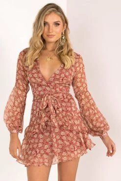 Sundae Muse Allegra Dress / Wine New Arrivals