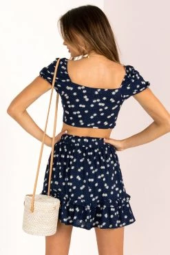 Sundae Muse New Arrivals Nicola Skirt / Navy