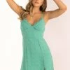 Sundae Muse Gemma Dress / Green Sleeveless Dresses