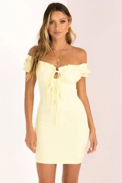 Sundae Muse New Arrivals Belle Dress / Lemon 14 Sundae Muse New Arrivals Belle Dress / Lemon
