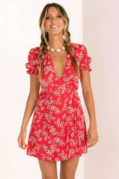 Sundae Muse Lori Dress / Red New Arrivals