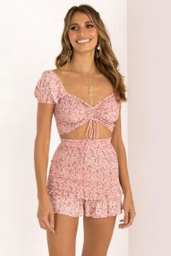 Sundae Muse Vicky Shorts / Pink Floral New Arrivals 30 Sundae Muse Vicky Shorts / Pink Floral New Arrivals