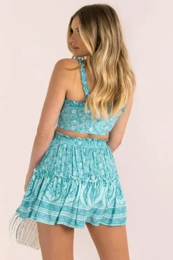 Sundae Muse Carissa Top / Teal Tops