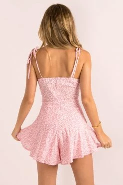 Sundae Muse Annie Playsuit / Blush Floral New Arrivals