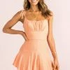 Sundae Muse Annie Playsuit / Peach Playsuits & Rompers