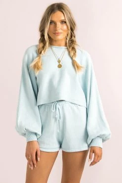 Sundae Muse New Arrivals Mimi Top / Blue