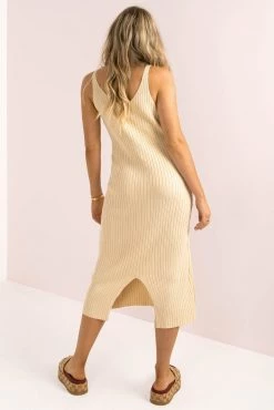 Sundae Muse New Arrivals Leonie Dress / Beige