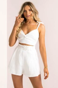 Sundae Muse Laguna Shorts / White New Arrivals