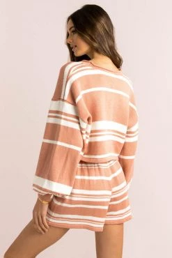 Sundae Muse New Arrivals Mimi Shorts / Rose Stripe 19 Sundae Muse New Arrivals Mimi Shorts / Rose Stripe