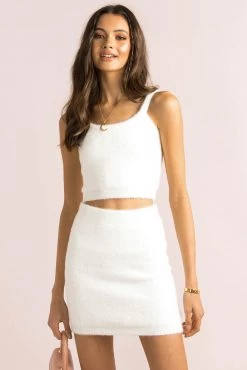 Sundae Muse New Arrivals Gabbi Top / White