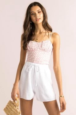 Sundae Muse Beth Top / Pink Floral