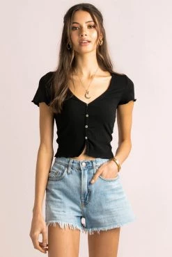 Sundae Muse Tops Preston Top / Black