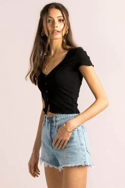 Sundae Muse Tops Preston Top / Black