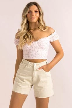 Sundae Muse Celeste Top / Pink Tops