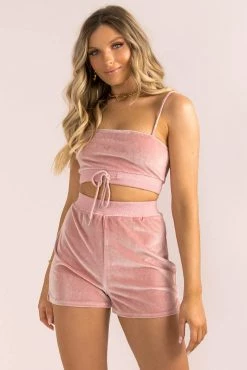 Sundae Muse New Arrivals Kimmy Shorts / Blush