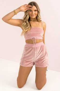 Sundae Muse New Arrivals Kimmy Shorts / Blush
