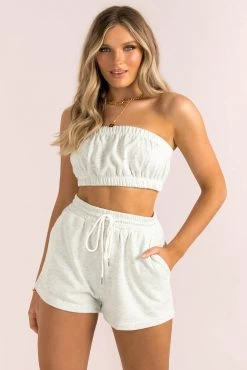 Sundae Muse Skipper Top / Grey Tops