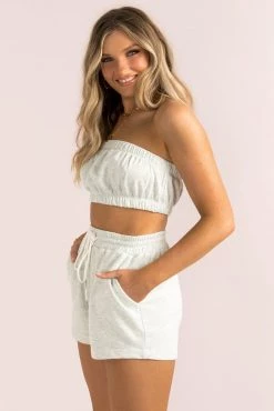 Sundae Muse Skipper Top / Grey Tops