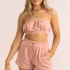 Sundae Muse Skipper Top / Rose
