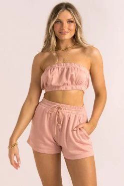 Sundae Muse Skipper Top / Rose
