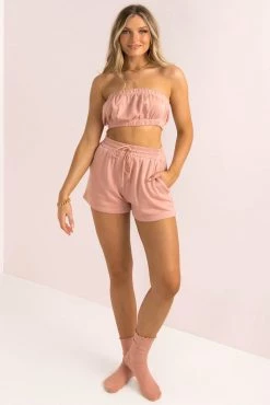 Sundae Muse Skipper Top / Rose