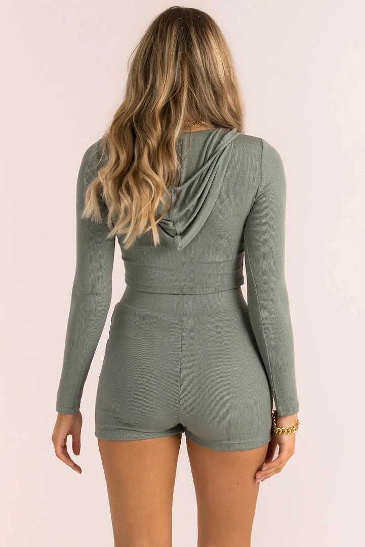 Sundae Muse Trina Jogger Top / Khaki 7 Sundae Muse Trina Jogger Top / Khaki