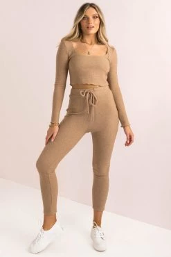 Sundae Muse New Arrivals Megan Pants / Tan