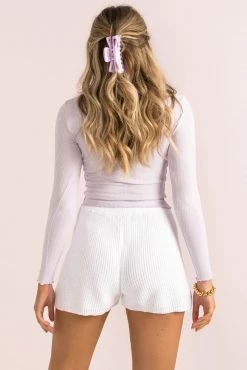 Sundae Muse New Arrivals Spencer Top / Lilac