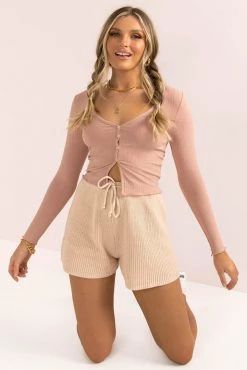 Sundae Muse Spencer Top / Dusty Pink New Arrivals