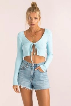 Sundae Muse New Arrivals Evelina Top / Blue