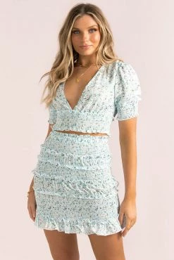 Sundae Muse Demi Skirt / Sky Bottoms