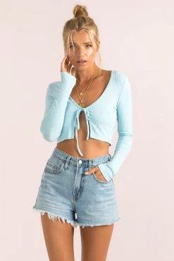 Sundae Muse New Arrivals Evelina Top / Blue