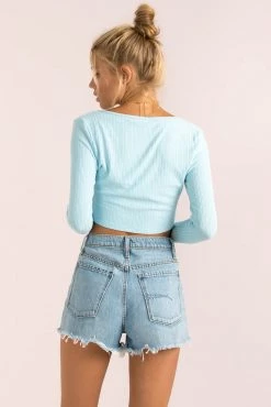 Sundae Muse New Arrivals Evelina Top / Blue