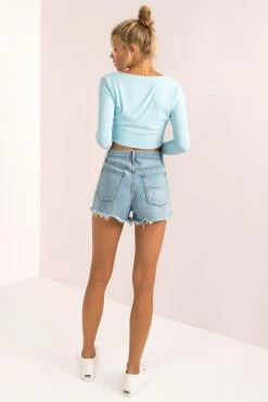 Sundae Muse New Arrivals Evelina Top / Blue