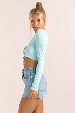 Sundae Muse New Arrivals Evelina Top / Blue