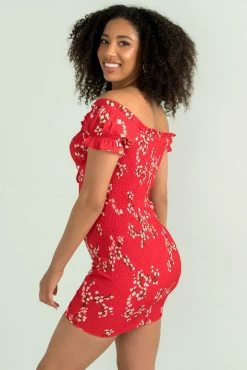 Sundae Muse Belle Dress / Red Floral New Arrivals