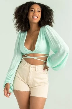 Sundae Muse Polly Top / Mint New Arrivals