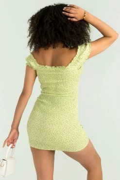 Sundae Muse New Arrivals Holly Dress / Lime