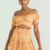 Sundae Muse Connie Skirt / Orange Floral Bottoms