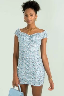 Sundae Muse Kiki Dress / Blue Floral New Arrivals
