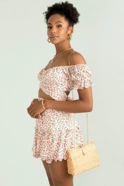 Sundae Muse Bottoms Connie Skirt / Pink Floral