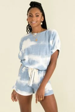 Sundae Muse Pluto Top / Blue Tops