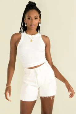 Sundae Muse Tops Sia Tank / White