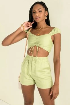 Sundae Muse Samba Top / Lime