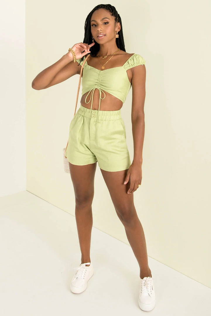 Sundae Muse Samba Shorts / Lime Bottoms 7 Sundae Muse Samba Shorts / Lime Bottoms